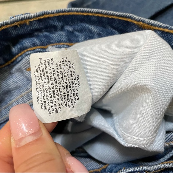 Levi’s vintage 12 orange tab jeans denim straight leg high waist blue small 4 - Picture 6 of 8